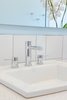 Modern home with Bath Room, Drop In Sink, and Subway Tile Wall. Terra Linda bathroom remodel Photo 6 of Terra Linda Bathroom Remodel
