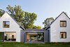 Dining Porch Flanked by Living and Bedroom Volumes Photo 7 of New Buffalo Residence modern home
