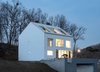 Modern home with Back Yard, Exterior, Stucco Siding Material, and House Building Type. Main Image Photo of A House