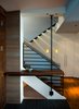 Modern home with Staircase, Wood Tread, and Metal Railing. Stair Detail Photo 11 of House on Little Round Bay