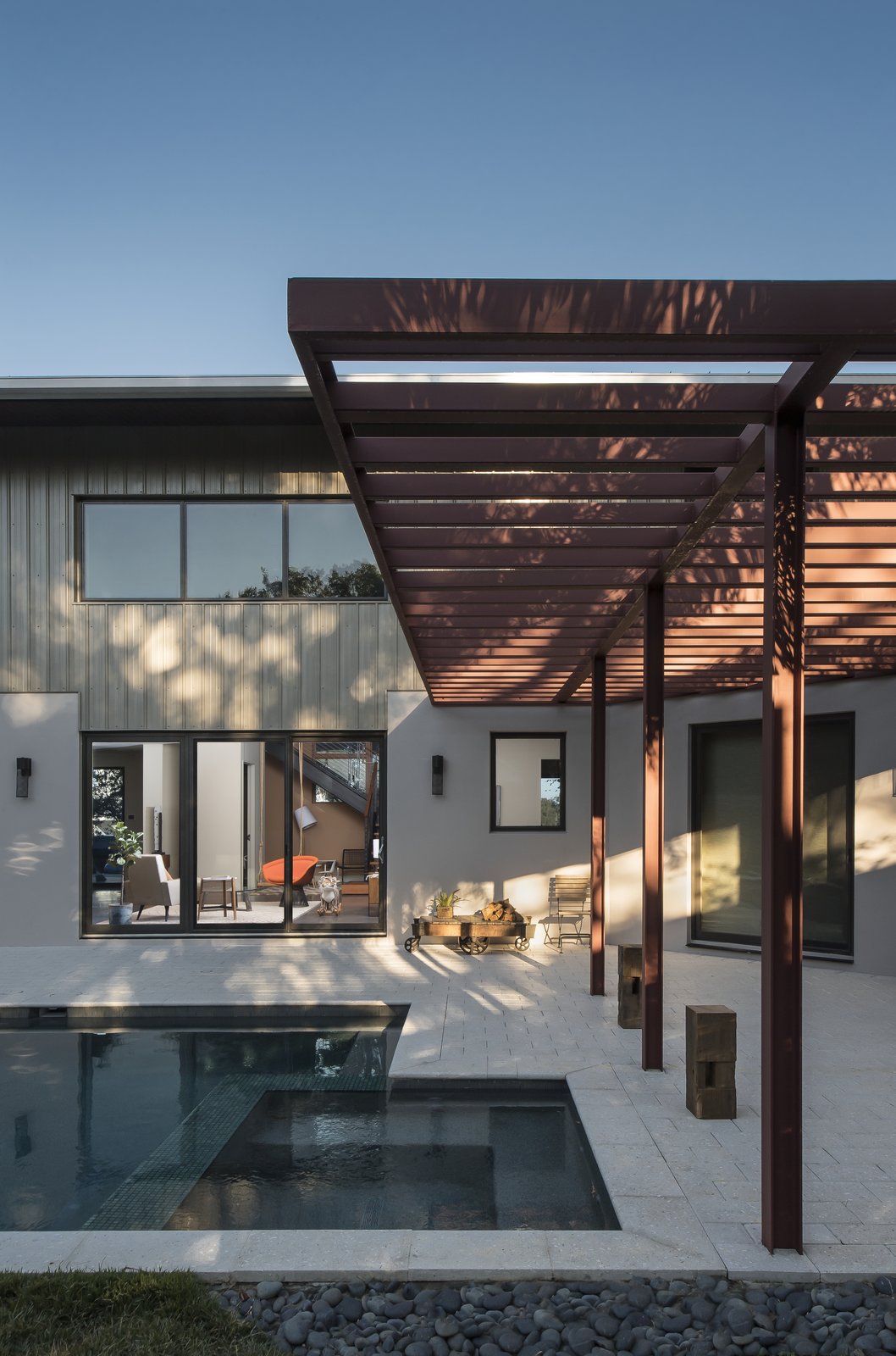 pool sun shade on Photo 1 Of 1 In Backyard Pool From 1600 Lakeside Dwell