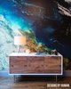 Customized dresser with geographical mural. Photo 13 of East Harlem Residence modern home