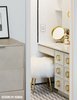 Modern home with Bath Room, Marble Counter, Marble Floor, and Drop In Sink. Detail of entrance to Bathroom. Photo 8 of Brooklyn Heights Glam Apartment