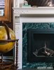 Restored fireplace surround. Photo 2 of Park Slope Book Editors Work Room modern home