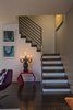 Modern home with Staircase, Wood Tread, and Metal Railing. Entry space and stair Photo 4 of Hobbit House