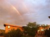 Rainbow over Picture Rock Photo 10 of Picture Rock Studio-Round Strawbale Home design & built by Glen Neff modern home