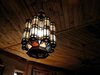 Light fixture Photo 18 of Picture Rock Studio-Round Strawbale Home design & built by Glen Neff modern home