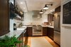 Country Kitchen, Farmhouse Cooking, Pumpkin Pine Floors, Subway Tiles, Barn Lights, Chaulk Board, Open Shelves Photo 5 of The Salt Box modern home