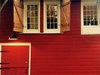 Original combination of siding. Styles include Dutch Clapboard, English Clapboard and German Clapboard. Photo of The Red Barn modern home