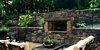 Stone Walls. Outdoor Fireplace. Patio and outdoor living space. Photo 3 of The Fleecydale Barn modern home