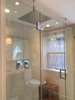 Seamless Glass. Large rain shower. His and Hers shower control and handhelds. Photo 6 of The Fleecydale Barn modern home