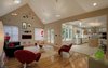 Fabulous Family Room with flush mount in fireplace Photo 4 of Scotch Plains Contemporary modern home