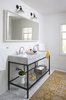 Modern home with Bath Room, Marble Counter, Marble Floor, Wall Lighting, and Undermount Sink. Master bathroom Photo 8 of Clifford Residence