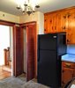 Kitchen Before Photo of split-level transformed west coast modern modern home