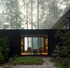 Modern home with Outdoor, Back Yard, Woodland, Walkways, and Shrubs. Cabin at Longbranch | Olson Kundig Photo 4 of Cabin in Longbranch