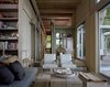 Modern home with Living Room, Chair, and Sofa. Cabin at Longbranch | Olson Kundig Photo 5 of Cabin in Longbranch