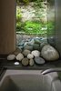 Modern home with Bath Room, Granite Counter, and Undermount Tub. Cabin at Longbranch | Olson Kundig Photo 11 of Cabin in Longbranch