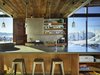 Modern home with Kitchen, Concrete Counter, Concrete Backsplashe, and Pendant Lighting. Studhorse | Olson Kundig Photo 12 of Studhorse