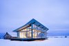 Modern home with Exterior, House Building Type, Cabin Building Type, Shed RoofLine, and Glass Siding Material. Glass Farmhouse | Olson Kundig Photo of Glass Farmhouse