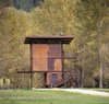 Modern home with Exterior, House Building Type, Flat RoofLine, and Metal Siding Material. Delta Shelter | Olson Kundig Photo of Delta Shelter