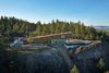 Modern home with Exterior, House, and Metal Roof Material. Rimrock | Olson Kundig Photo 3 of Rimrock