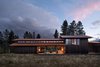 Modern home with Exterior, House, Metal Roof Material, and Wood Siding Material. Trout Lake | Olson Kundig Photo 13 of Trout Lake