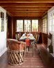 Modern home with Dining Room, Chair, Table, and Storage. Agate Pass Cabin | The former porch was transformed into an office and dining room. Photo 4 of Agate Pass Cabin