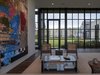Modern home with Living Room, Chair, End Tables, Recessed Lighting, Dark Hardwood Floor, and Coffee Tables. Millerton Farmhouse | Olson Kundig Photo 9 of Millerton Farmhouse