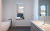 Modern home with Bath Room and Freestanding Tub. Guelph Deep Energy Retrofit - Master Bathroom Photo 10 of Guelph Deep Energy Retrofit