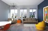 Modern home with Table, Chair, Pendant Lighting, Accent Lighting, Living Room, Light Hardwood Floor, Sofa, and Recliner. Elgin Loft - Great Room Photo 8 of Elgin Loft