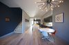 Modern home with Chair, Pendant Lighting, Table, Ceiling Lighting, Accent Lighting, Light Hardwood Floor, and Dining Room. Elgin Loft - Great Room Photo 6 of Elgin Loft