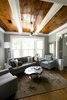 Living room with modern fixtures Photo 9 of Historic Bungalow modern home