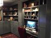 Built in desk and filing cabinets. The door to the left of the desk housed a sewing station while the cabinets surround the desk held all the electronics needed in an office. Photo 11 of ADA Kitchen modern home