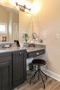 Master Bathroom Make Up Area Photo of Modified Amelia II Model by DJK Homes modern home