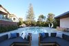 Pool Side Lounge Photo 12 of Los Altos Hills Landscape modern home