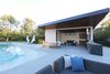 Pool & Pool House Photo 3 of Los Altos Hills Landscape modern home