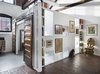 Custom built loft area for bedroom with translucent panels and cutouts Photo 12 of J Schatz Studio and Home in Providence modern home