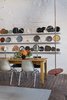 Dining Area in Loft with J Schatz Tableware and Custom Swing Photo 8 of J Schatz Studio and Home in Providence modern home