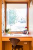 Kitchen desk look out over front yard Photo 19 of Gable House modern home