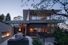 Modern home with Outdoor, Small Patio, Porch, Deck, Concrete Patio, Porch, Deck, Wire Fences, Wall, and Back Yard. South terrace Photo 5 of Council Crest Residence