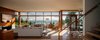 Modern home with Living Room, Sofa, and Standard Layout Fireplace. Entrance with views to the city Photo 7 of Council Crest Residence
