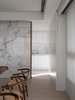 Modern home with Light Hardwood Floor, Recessed Lighting, and Drop In Sink. A glimpse of kitchen through the dinning area. Photo 15 of W Residence