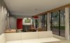 Living Room to Kitchen Photo 2 of Ha-Smith House modern home