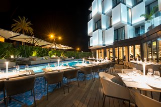 Opened in July 2017, Sir Joan is the first Sir Hotel property to operate in Spain. The 38-room hotel is situated in the center of Ibiza, overlooking the historic town center and neighboring ports. 