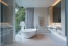Bathroom with a view to die for Photo 3 of Lords House modern home