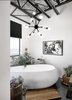 Modern home with Bath Room, Pendant Lighting, and Freestanding Tub. Master tub room Photo 5 of Studio GoodLight