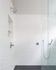 Modern home with Bath Room, Open Shower, and Ceramic Tile Wall. Bathroom Photo 13 of Norris House