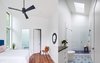 Modern home with Bedroom, Chair, Ceiling Lighting, Bed, and Medium Hardwood Floor. Guest Bedroom and Guest Bath Photo 5 of Chelsea House