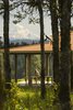A generous porch offers views over the Columbia Gorge towards the mountain range beyond. Photo 3 of Columbia Gorge House modern home