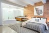 Master bed & bath with open view deep soaking tub Photo 6 of Chelsea Loft modern home